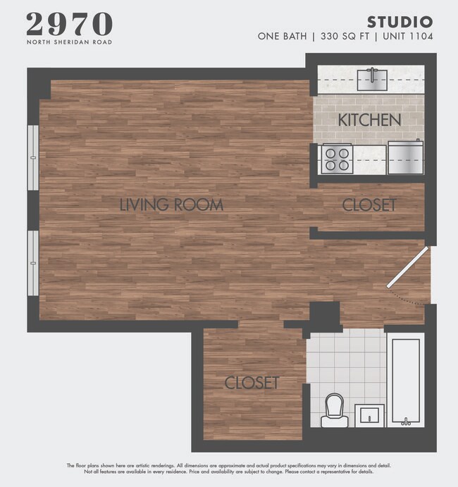 Floorplan - 2970 N Sheridan