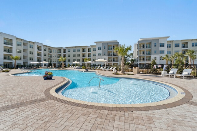 Salt-Water Pool with Sun Shelf and Grills - Atori Lakewood Ranch