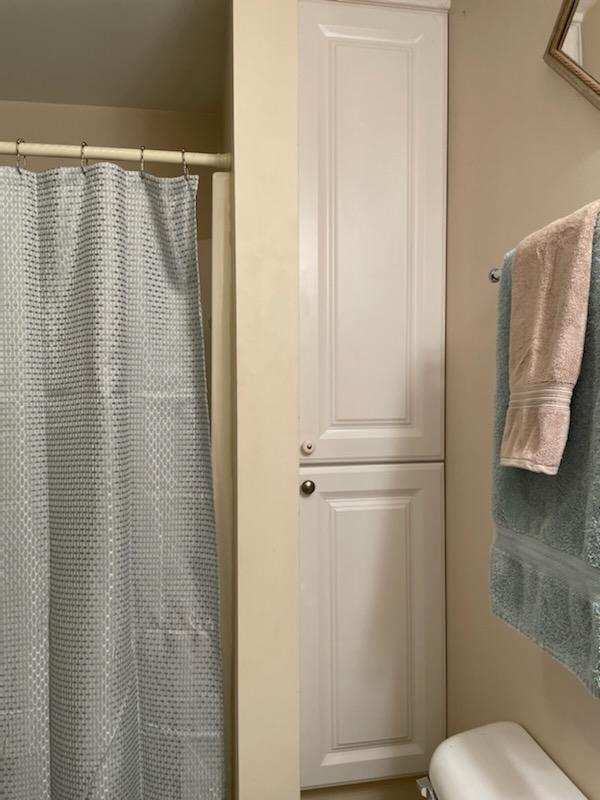 Linen and storage space in bath - 80 Cedar Rdg