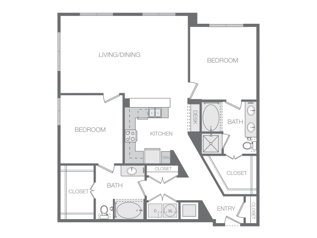 Floorplan - Hanover Rice Village