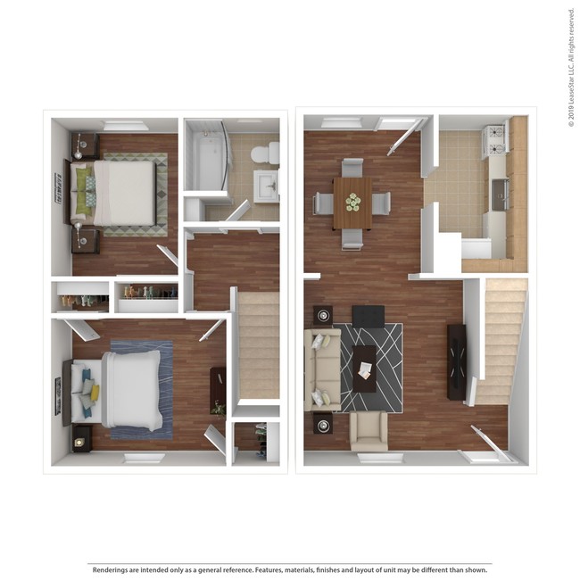 Floorplan - Landmark at Gayton Apartments