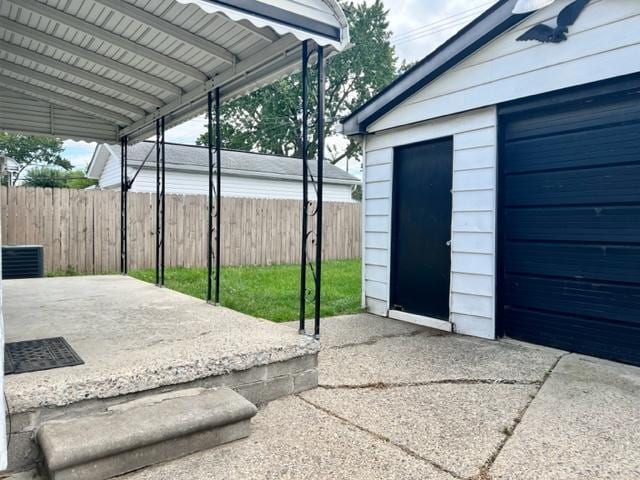 Rear yard has covered porch and 1.5 car garage - 684 E Mapledale Ave