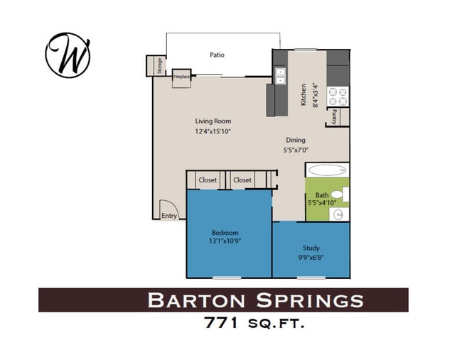 Floorplan - Waters at Barton Creek