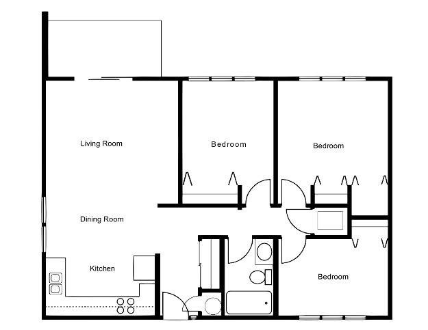 Floorplan - SM Multnomah Manor