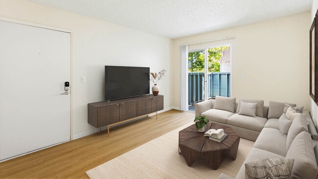 Living Room with Patio and Hard Surface Flooring - Creekside