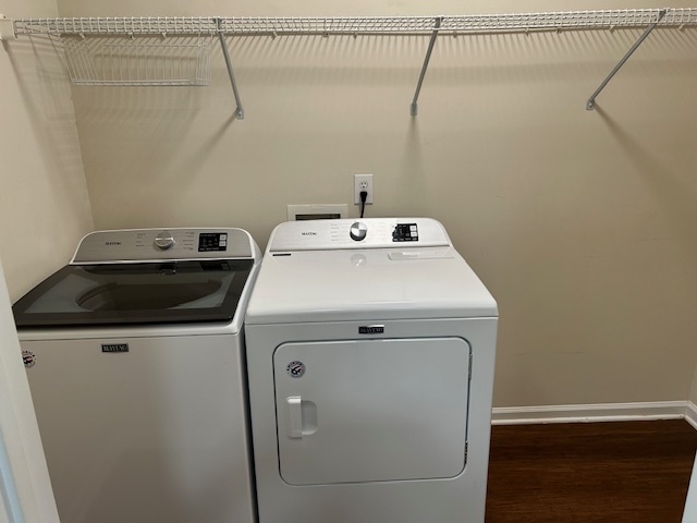 Laundry with washer and dryer - 494 Jetton St