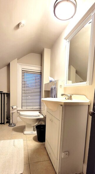 1/2 bath on second floor, close to bedrooms - 54 Dudley St
