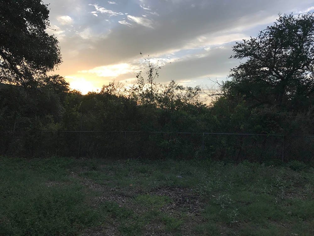 Backyard Sunset - 1304 W Lakeland Dr