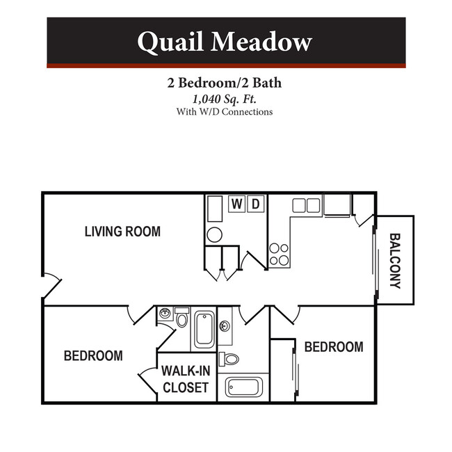 Floorplan - Quail Meadow Apartments