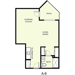 Floor Plan A-8 - Pearl Crossing