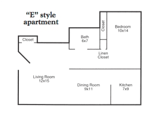E style apartment - North Spruce Apartments