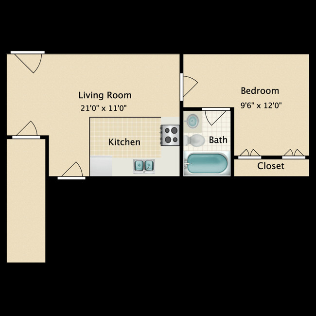 Floorplan - Prospect Hill Apartments