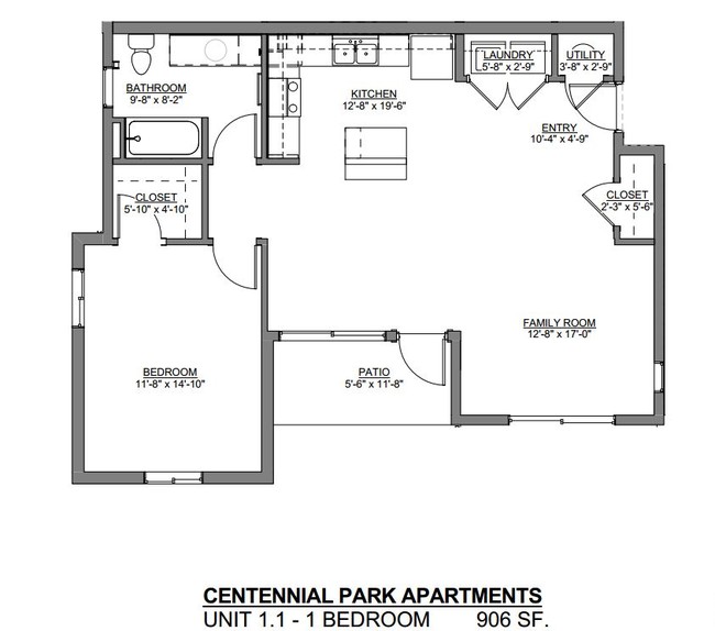 Floorplan - Centennial Park Apartments