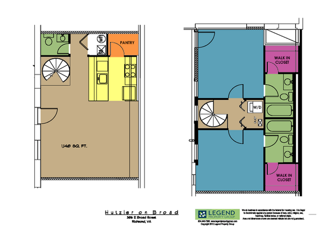 Floorplan - Hutzler on Broad