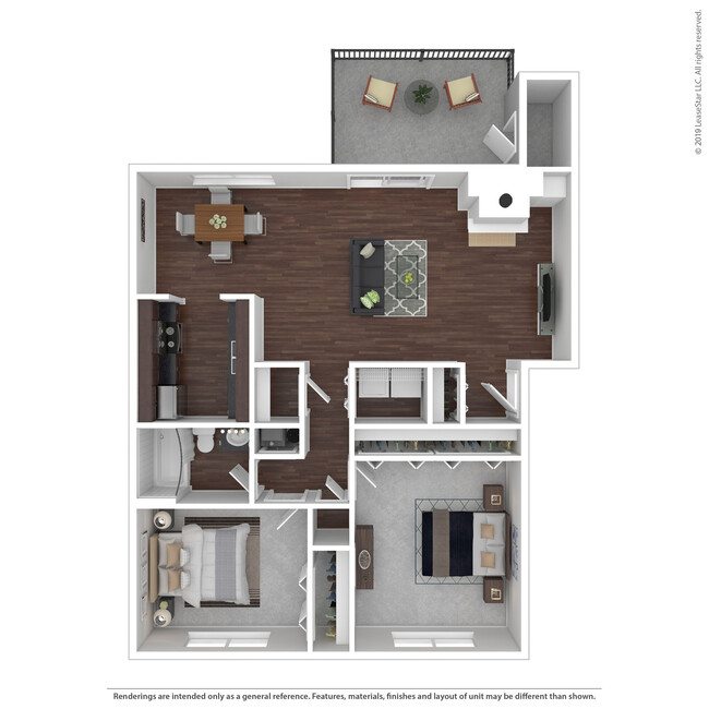 Floorplan - Woodbridge Apartments