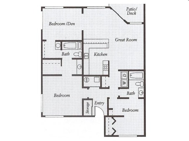 Three Bedroom - Signature Pointe of Bay Hill Springs