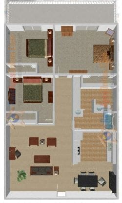 Floorplan - Buena Casa Apartments