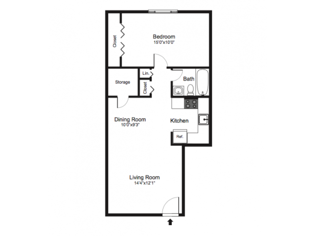 One Bedroom - Mayflower Crossing Apartments