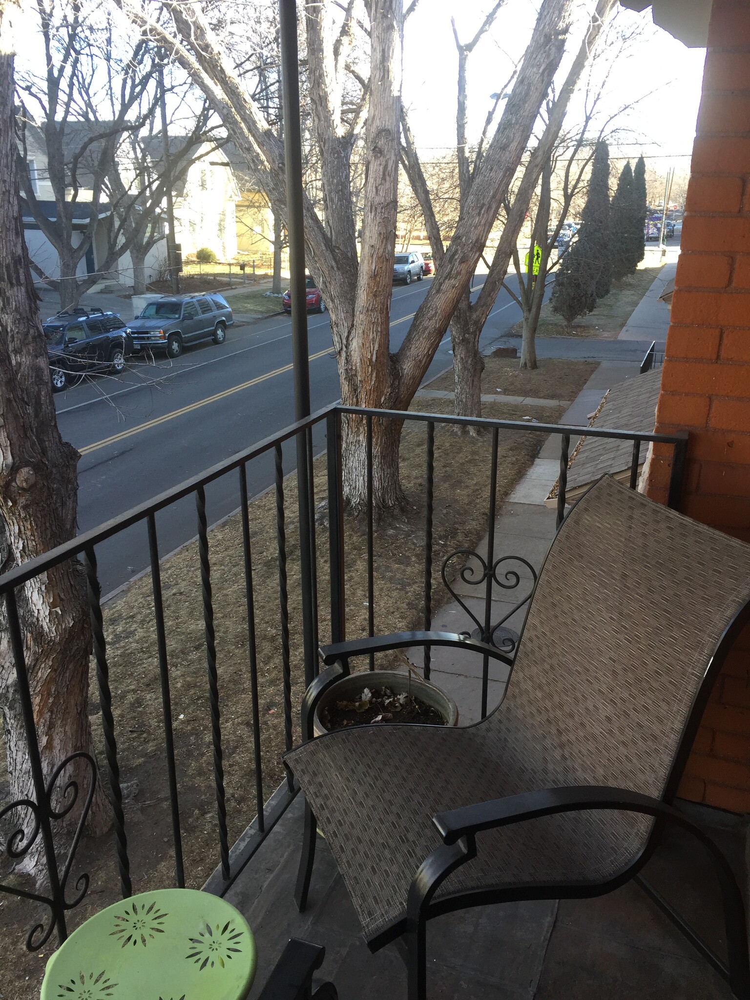 Balcony overlooks 16th Ave - 1704 E 16th Ave