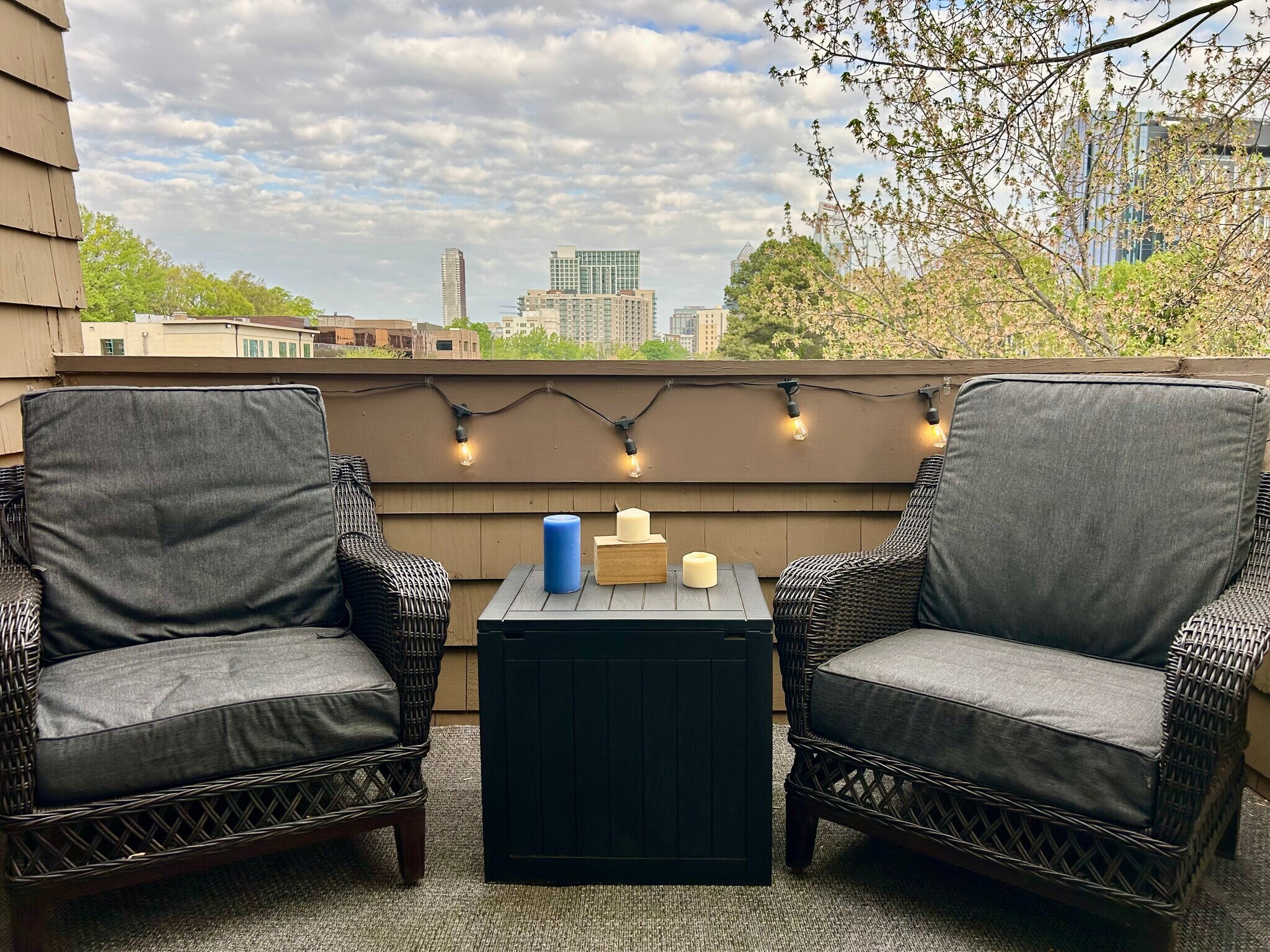 Relaxing balcony with view - 1101 E Morehead St