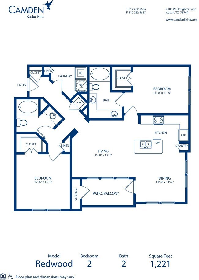 Floorplan - Camden Cedar Hills