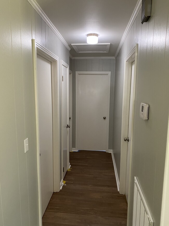 Main hall to bath and bedrooms - 504 Luther Rd