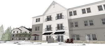 Rendered Exterior - Riverbend Apartments