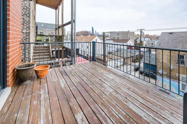 View of skyline from back deck - 1915 S Racine Ave