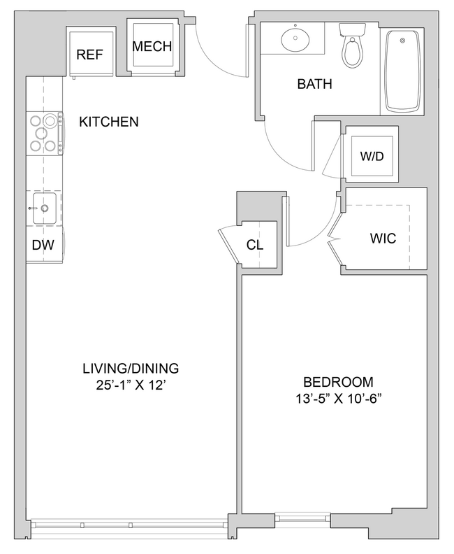 Floorplan - The Modern at Art Place