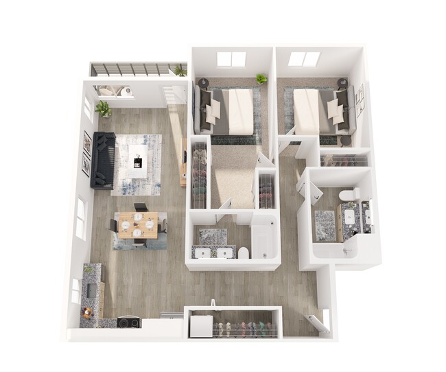 Floorplan - 805 Riverfront Apartments