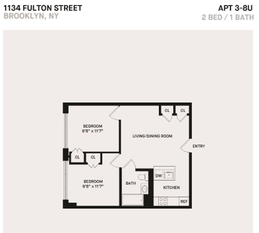 Floorplan - 1134 Fulton Street