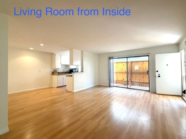 Living Area from inside - 844 7th St