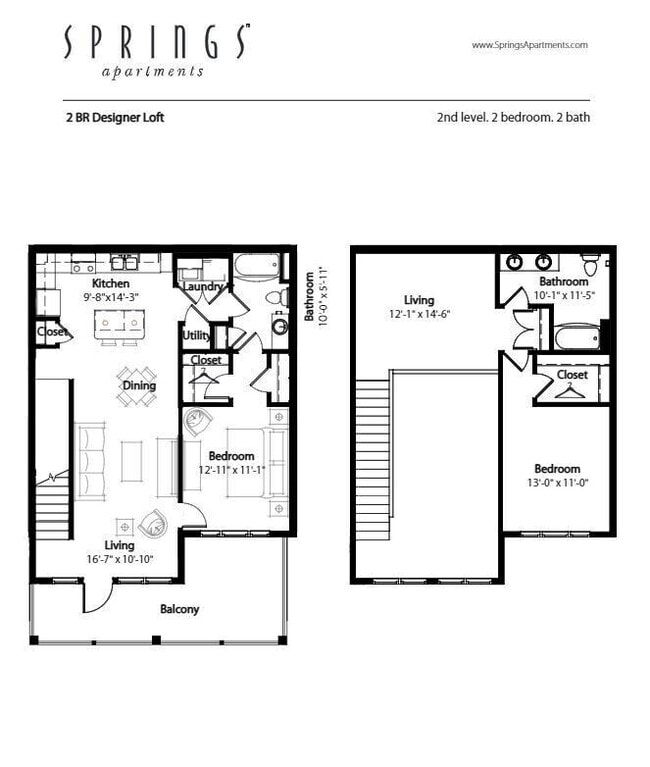 Floorplan - Springs at Stadium Village
