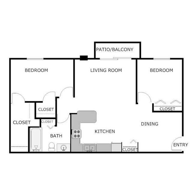 Floorplan - STURGEON BAY APARTMENTS