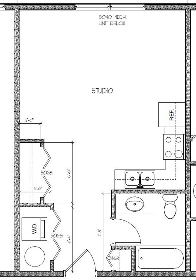 Floorplan - The Overlook Apartments