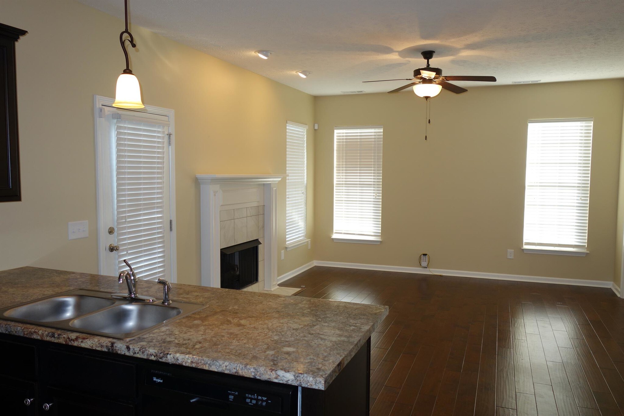 Kitchen opens up to living room - 104 Read Tavern Rd