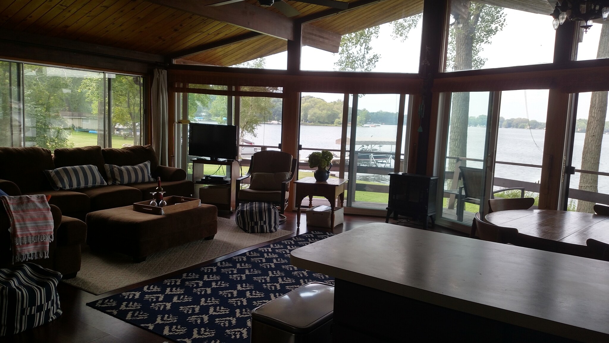 open concept view from kitchen - W1200 S Shore Dr