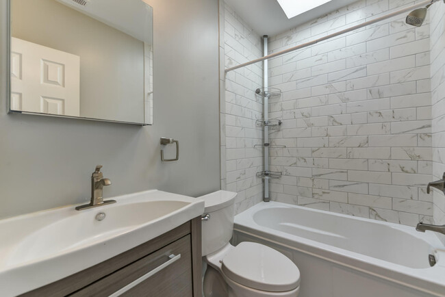 Renovated full bath with skylight - 2240 12th Street Northwest