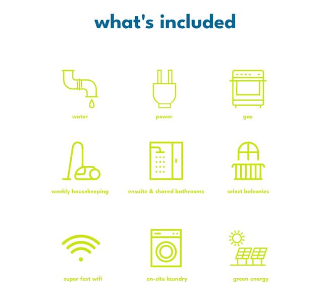 amenities - OSTEL: Shared Space - By the Bed