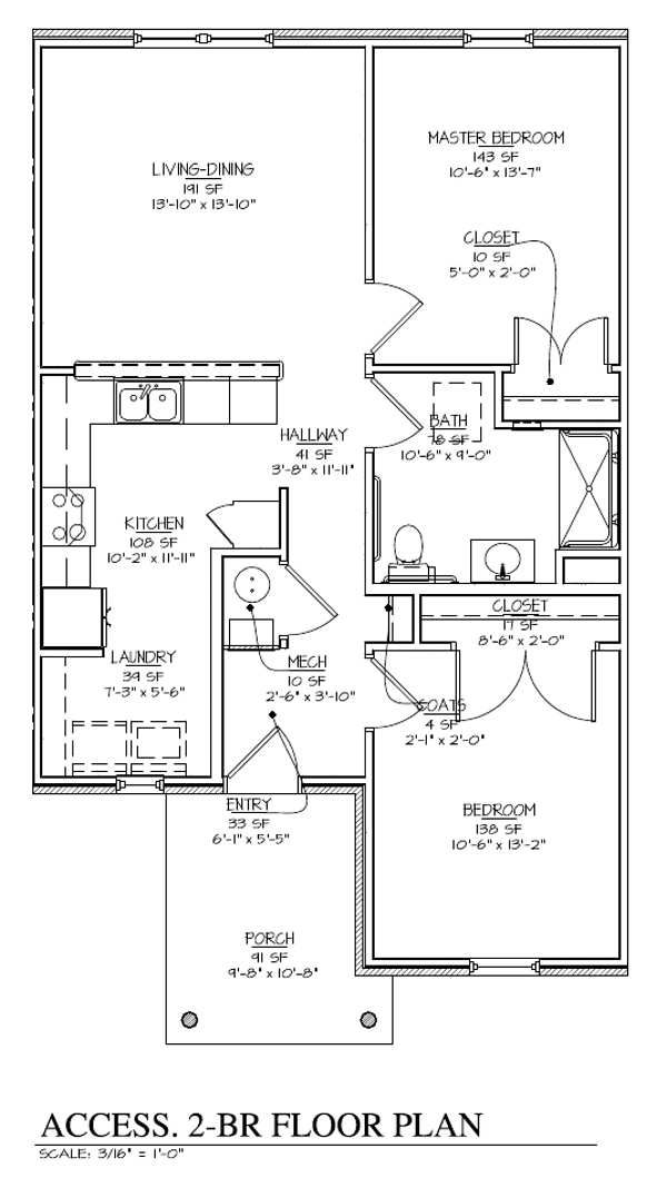 2BR/1BA - Vinings at Greencastle Apartments