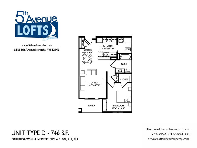 Floorplan - 5th Avenue Lofts