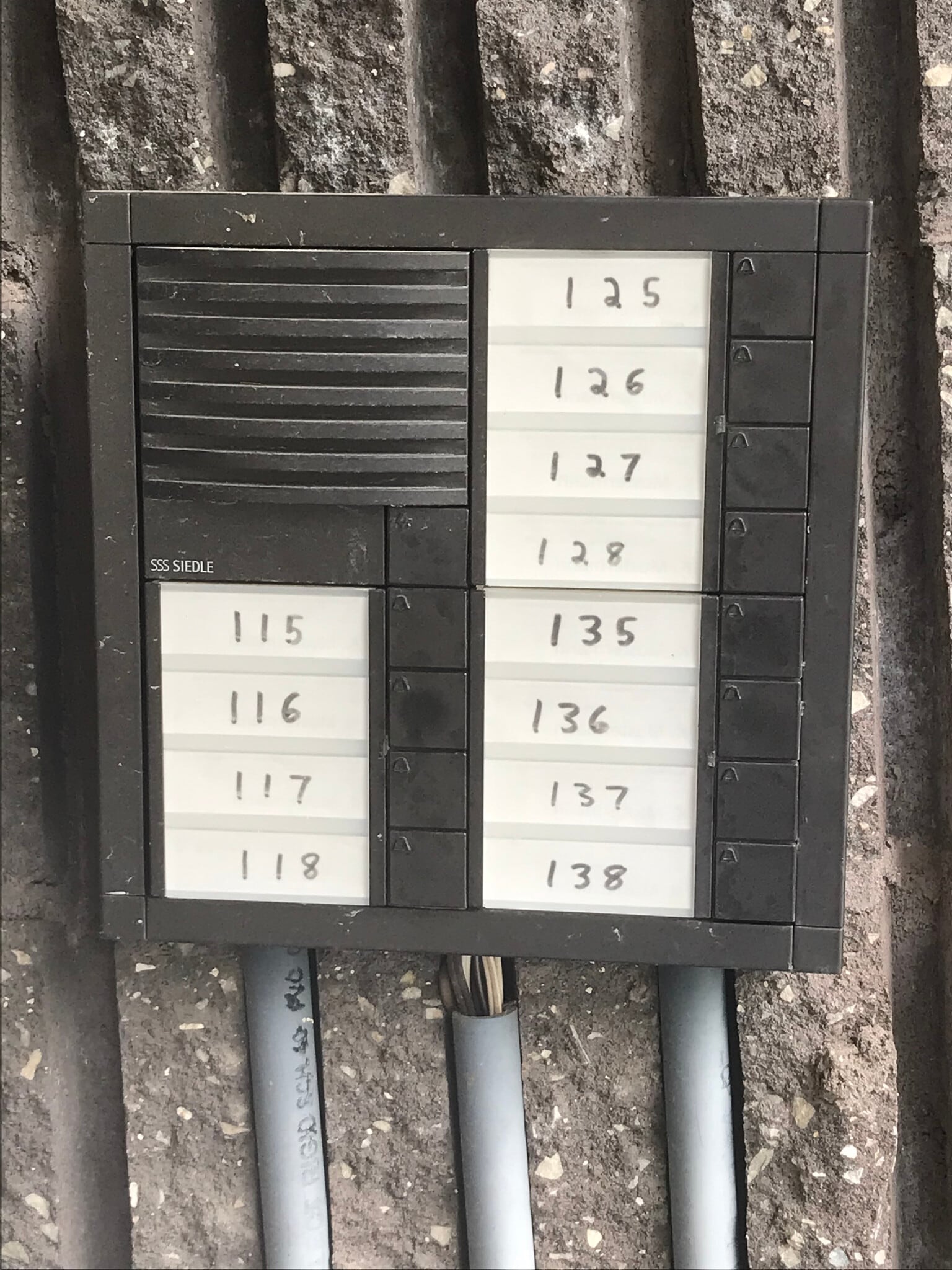 Building security / intercom system - 125 Leedom Way