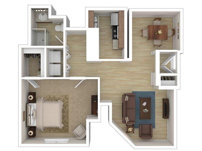 Floorplan - Ketring Park Apartments