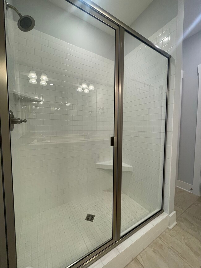 Tiled Shower in Primary Bathroom - 5100 Gracious Drive