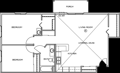 2BR/1.5BA - De Pere Apartments