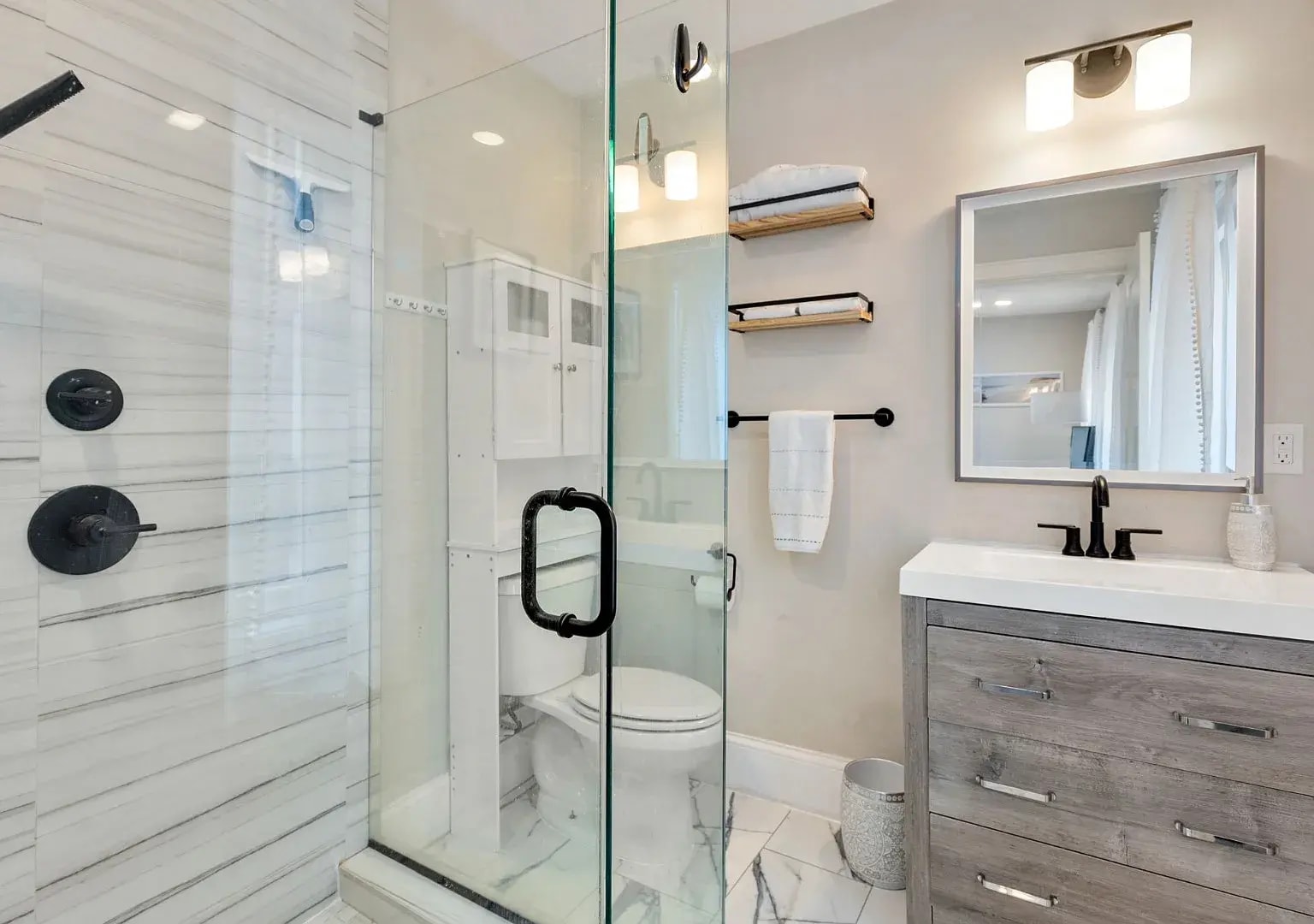 Full bath for bedroom 1 - 169 W 9th St