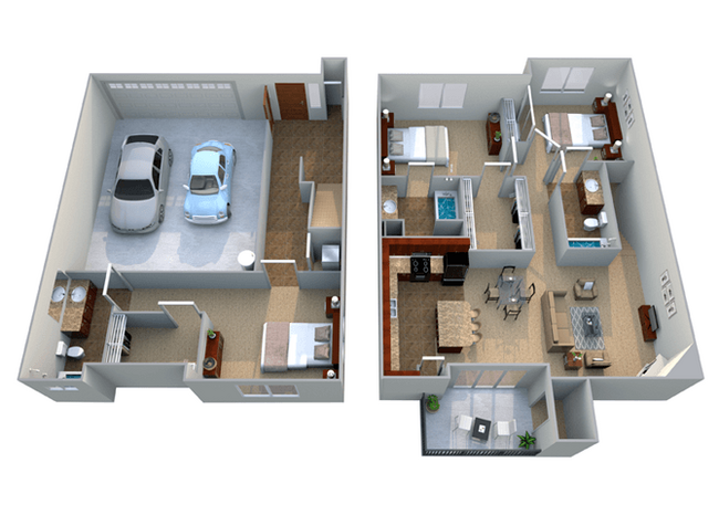 Floorplan - Haven Townhomes at P83