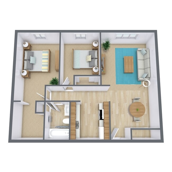Floorplan - Bradbury Apartments