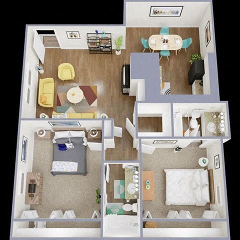 Floorplan - La Bella Apartments