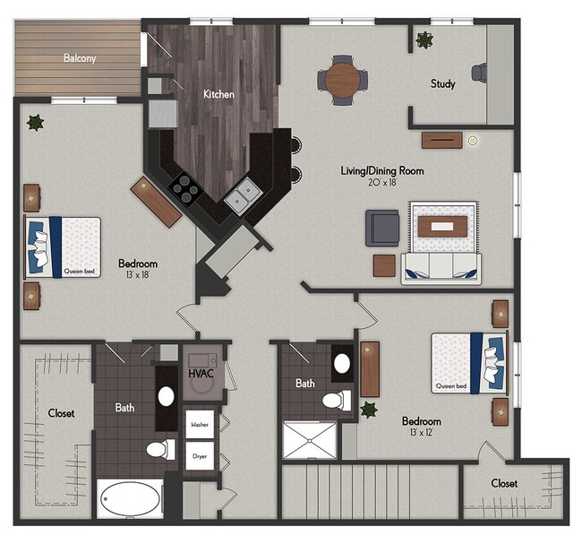 Floorplan - Wyndham Villas by Broadmoor